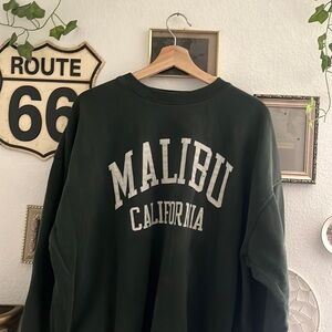 brandy melville malibu crewneck